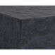 Newbury 22 X 20 inch Black / Antique Brass End Table